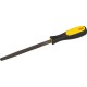 Напильник STAYER 16603-15-21 "PROFI" трехгранный, с двухкомпонентной рукояткой, для заточки ножовок, 150мм 